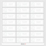 Sage Green Leafy Crest Monogram Guest Address<br><div class="desc">Modern and trendy, this guest address label design features a sage green hand drawn leafy wreath encircling a modern wedding monogram. It is personalized in elegant typography, name & address in a matching sage green, trimmed in a delicate frame. Part of a collection, veiw suite https://www.zazzle.com/collections/sage_green_leafy_crest_monogram_wedding_invitation-119735143483526238 Contact designer for matching...</div>