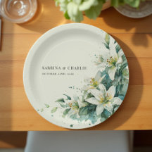 Sage Green Lily Valley Elegant Floral Wedding