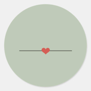 Sage green make your own Classic Round Sticker