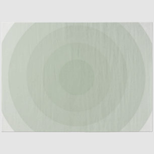 Sage Green Minimalist Circle Gradient   Tissue Paper