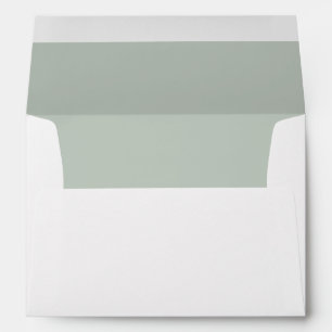Sage Green Minimalist Modern Envelope