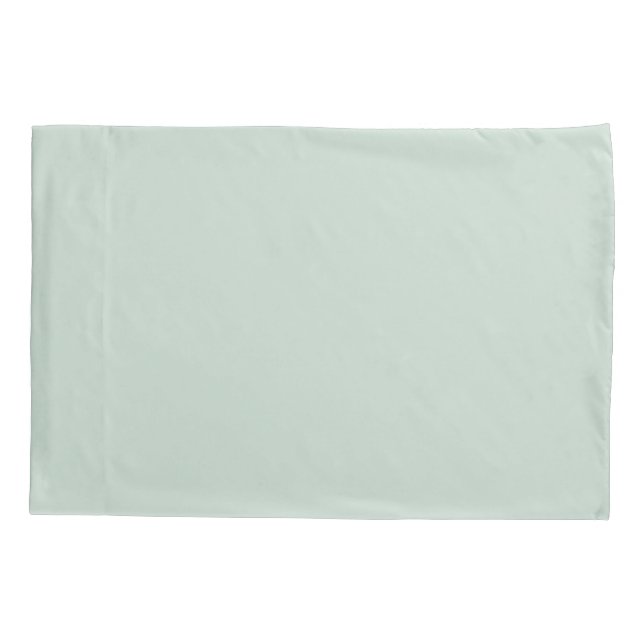 Sage Green Minimalistic Pillowcase (Back)