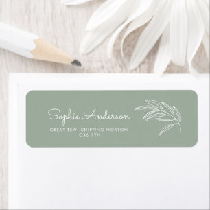 Sage Green Modern Baby Shower 