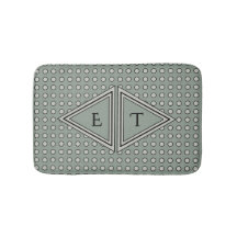 Sage Green Modern Monogram Decor