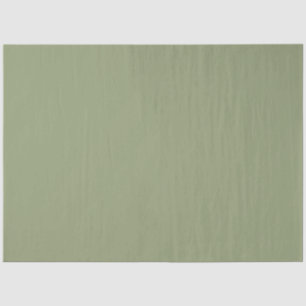 Sage Green Neutral Elegant Solid Colour Tissue Paper
