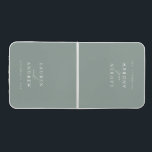 Sage Green Olive Green Wedding Personalized Beer Pong Table<br><div class="desc">Gorgeous sage green beer pong table. Perfect gift for the newlyweds in your life!</div>