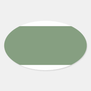 Sage Green Oval Sticker