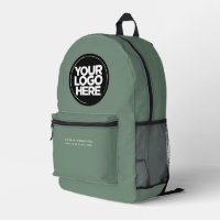Sage Green | Personalized Corporate Logo and Text