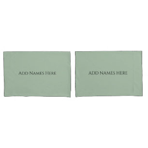 Sage Green Pillowcases – Decorative Pillow Covers 