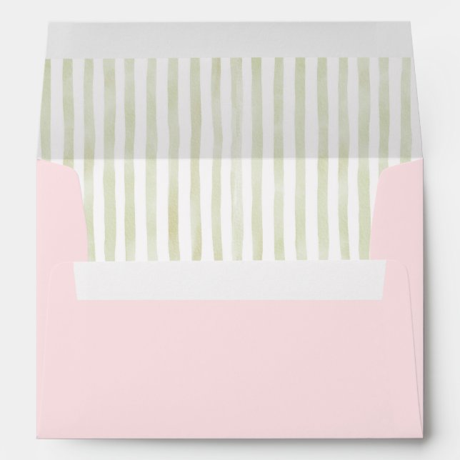 Sage Green & Pink Envelope (Back (Bottom))