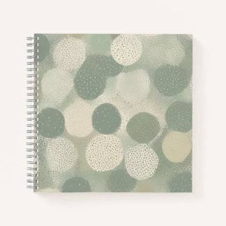 Sage Green Polka Dot Notebook