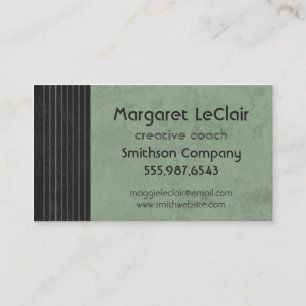 Sage Green Professional / Creative Business Card