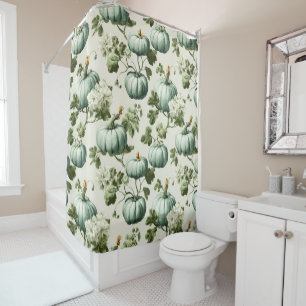 Sage Green Pumpkins & Autumn Florals