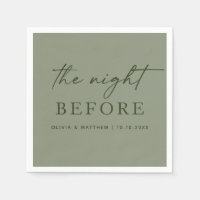 Sage Green Rehearsal Dinner | The Night Before