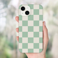 Sage Green Retro Check