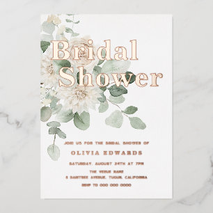 Sage Green & Rose Gold Bridal Shower