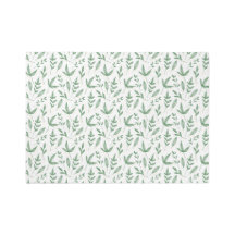 Sage Green Rustic Bamboo Leaves Wedding