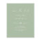 Sage Green Save the Date Postcard