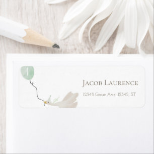 Sage Green Silly Goose Étiquette de adresse