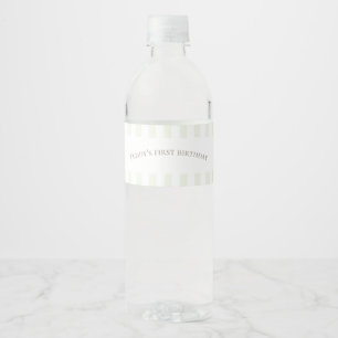 Sage Green Silly Goose Water Bottle Label