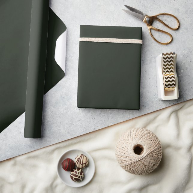 Sage Green Solid Color Wrapping Paper (Crafts)