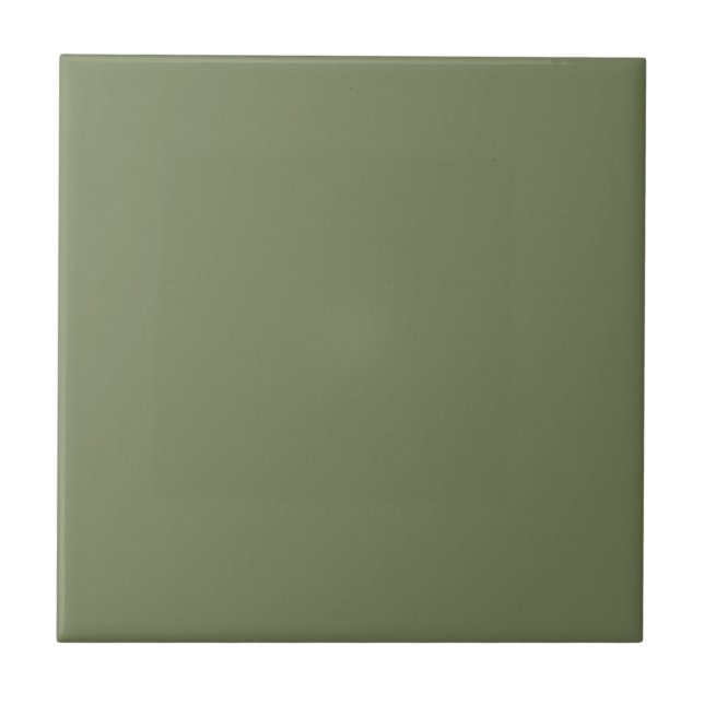 Sage Green Solid Colour Tile (Front)