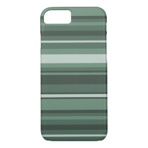 Sage green stripes Case-Mate iPhone case