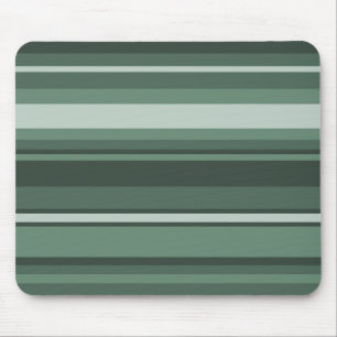 Sage green stripes mouse pad