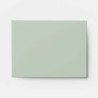 Sage Green Thank You Envelope