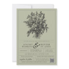 Sage Green Vintage Floral Romantic Garden Wedding