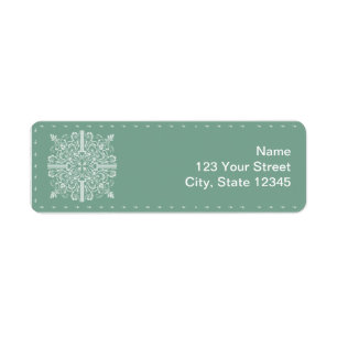 Sage Green Vintage Monogram Business