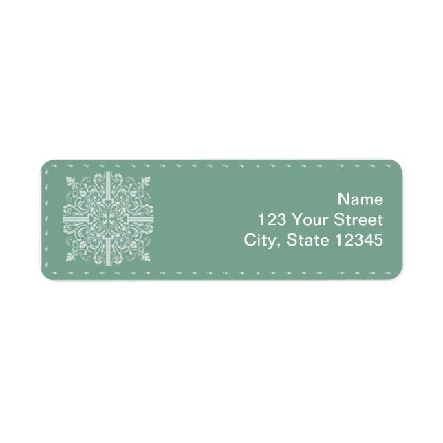 Sage Green Vintage Monogram Business (Front)