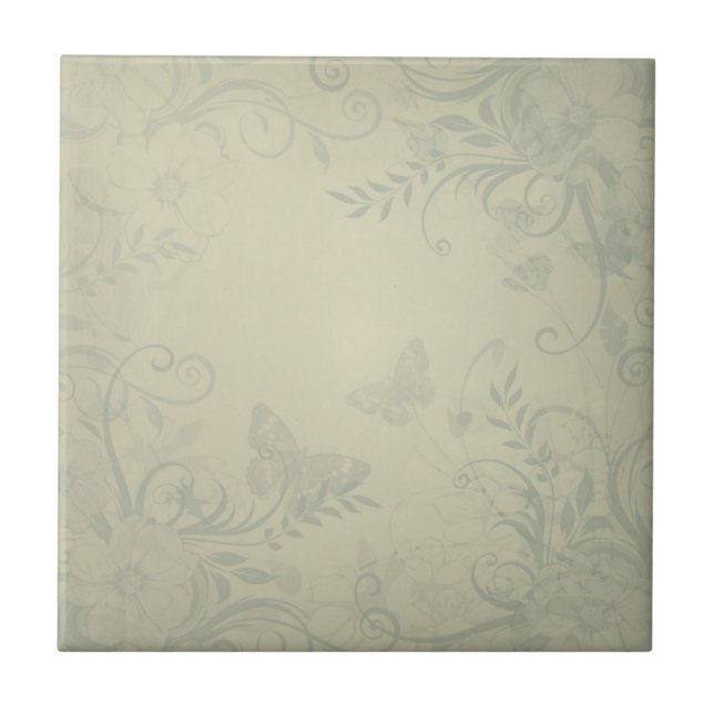Sage Green Vintage Tile (Front)
