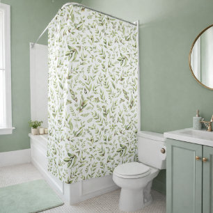 Sage Green Watercolor French Country Chic Olives