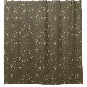 Sage Green Watercolor French Country Olive Pattern