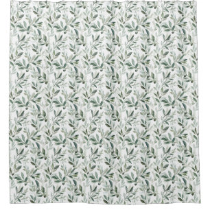 Sage Green Watercolor French Country Olive Pattern