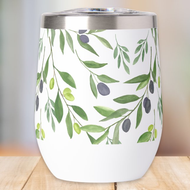 Sage Green Watercolor French Country Olive Pattern (Creator Uploaded)