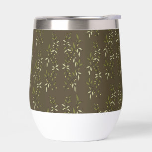 Sage Green Watercolor French Country Olive Pattern