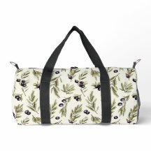 Sage Green Watercolor French Country Olive Pattern