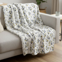 Sage Green Watercolor French Country Olive Pattern