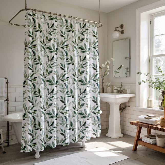 Sage Green Watercolor Olive Pattern (Creator Uploaded)