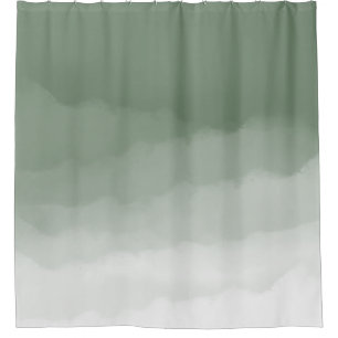 Sage Green Watercolor Ombre (sage green/white)