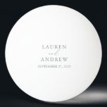 Sage Green Wedding Personalized Ping Pong Ball<br><div class="desc">Gorgeous sage green ping pong ball. Perfect gift for the newlyweds in your life!</div>