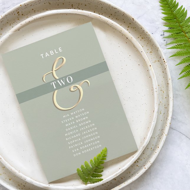 Sage Green Wedding Seating Chart (Creator Uploaded)