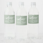 Sage Green Welcome Lettering Custom Wedding
