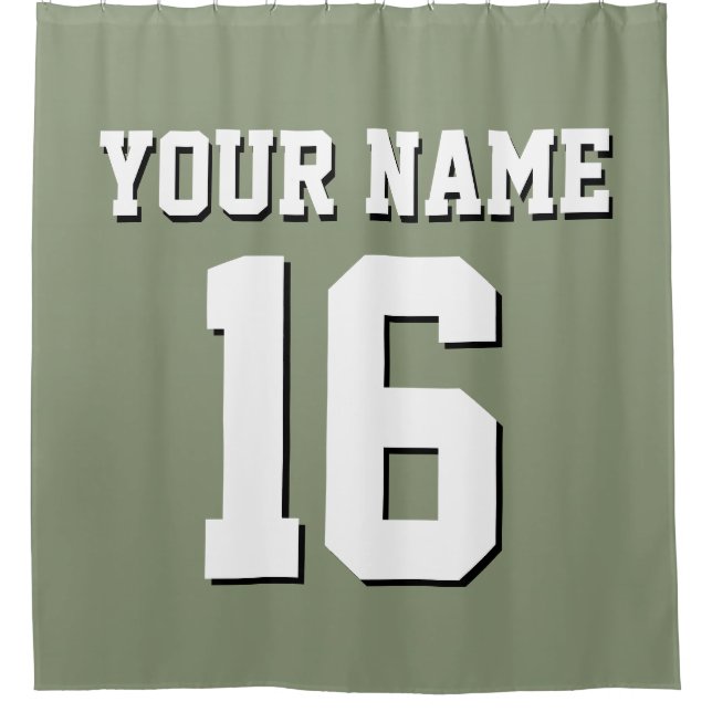 Sage Green White Sports Jersey Team Jersey (Front)