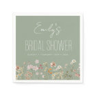 Sage Green Wildflower Boho Bridal Shower In Bloom