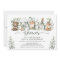 Sage Greenery Woodland Animals Neutral Baby Shower