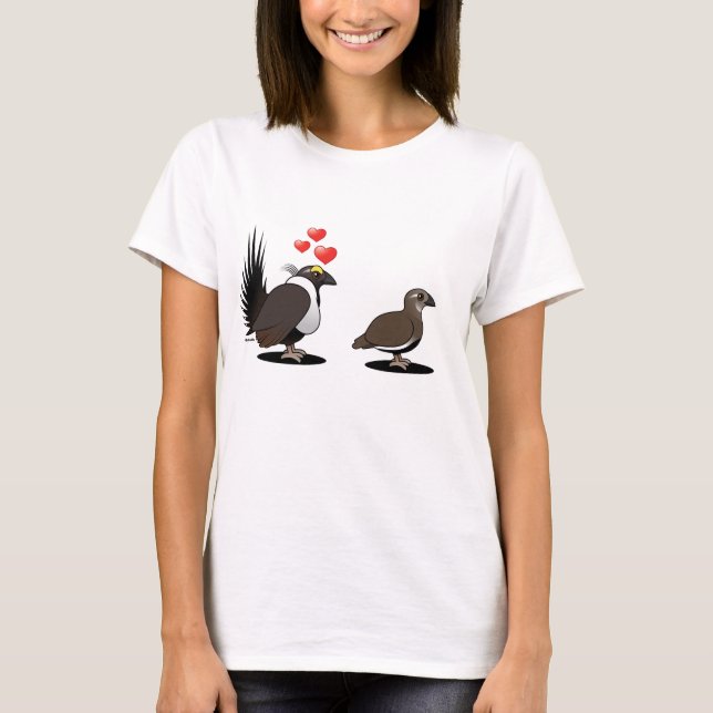 Sage Grouse Love T-Shirt (Front)