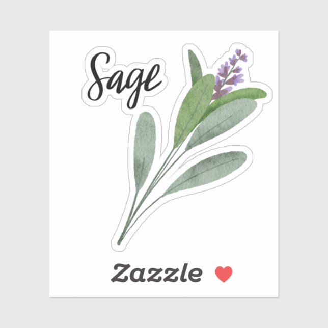 Sage Herb Sticker (Feuille)